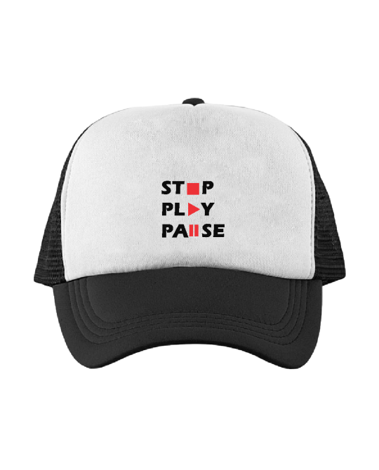 Kepurė  stop play pause